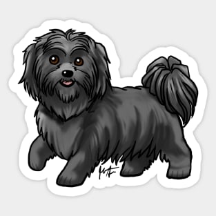 Dog - Shih Tzu - Black Sticker